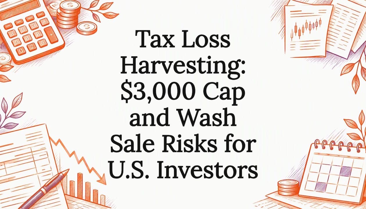 Tax Loss Harvesting: $3,000 Cap and Wash Sale Risks for U.S. Investors
